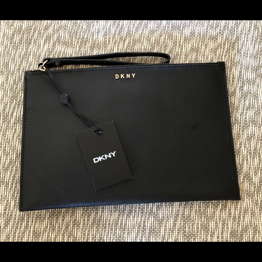New With Tag D K N Y Black Wristlet DKNY Brand New